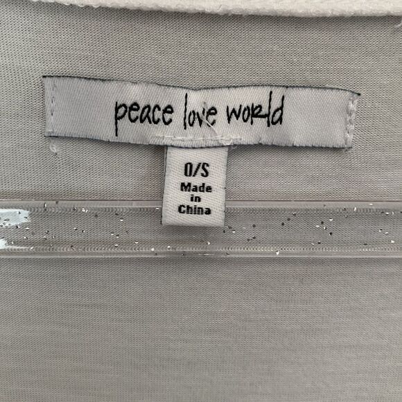 Peace Love World I Love Brunch Oversized Tee - Picture 5 of 8